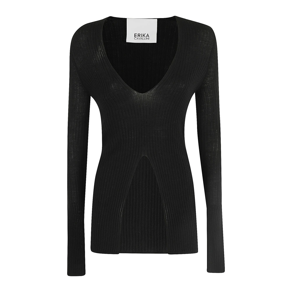 Erika Cavallini Stijlvolle Cardigan Ines Black Dames