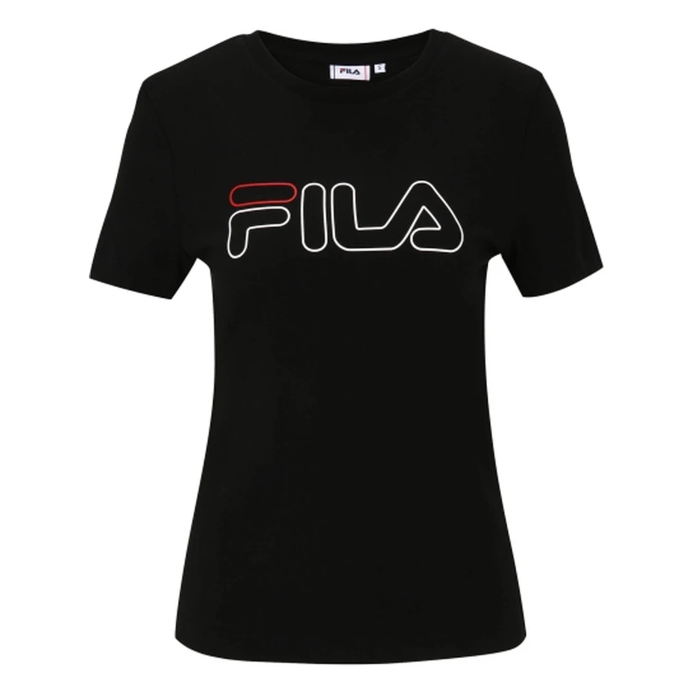 Fila Kleding T-shirt Black Dames