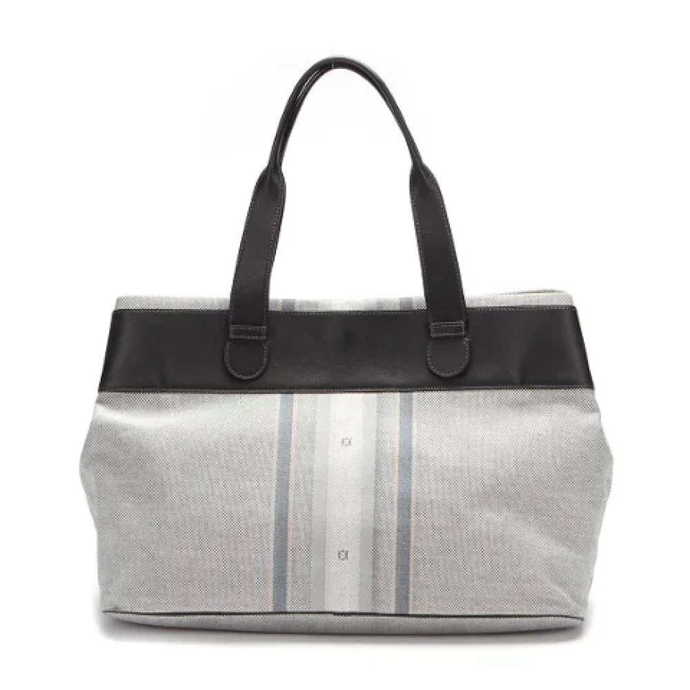 Loewe Pre-owned Canvas handbags Gray Dames