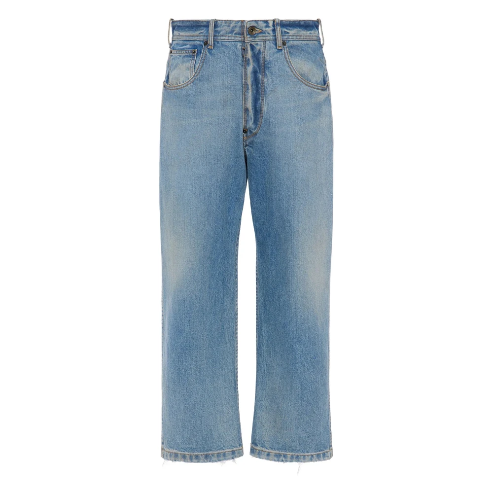 Maison Margiela Men's Blue Straight Jeans - Straight Fit Jeans - W31 - Jeans