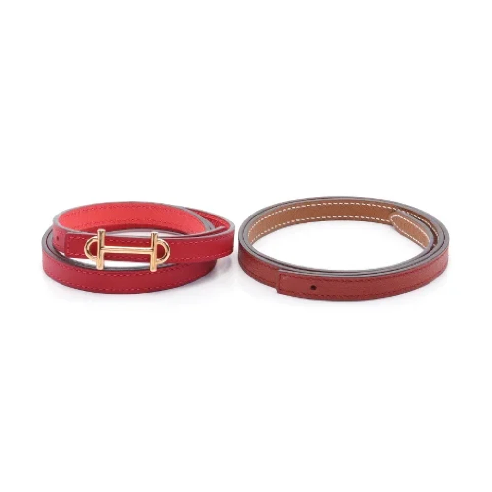 Hermès Vintage Pre-owned Leather belts Pink Dames