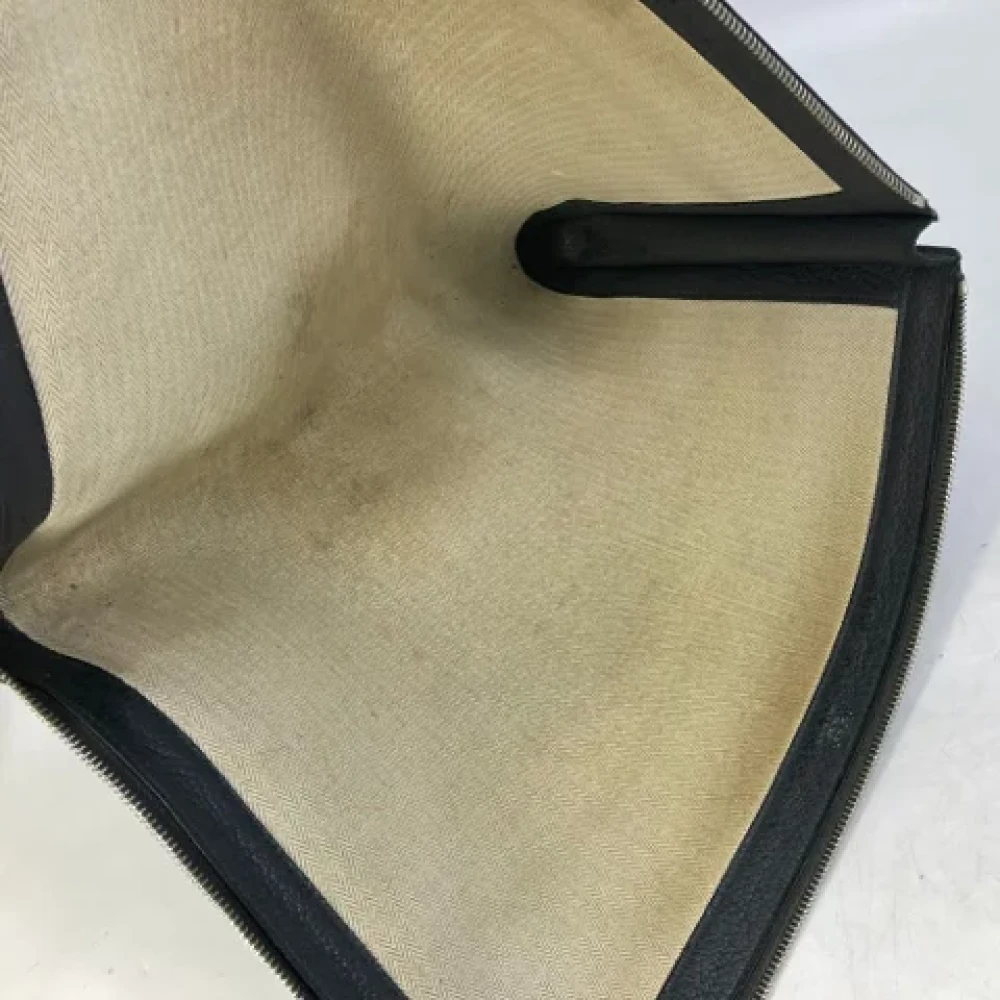 Hermès Vintage Pre-owned Leather clutches Gray Heren