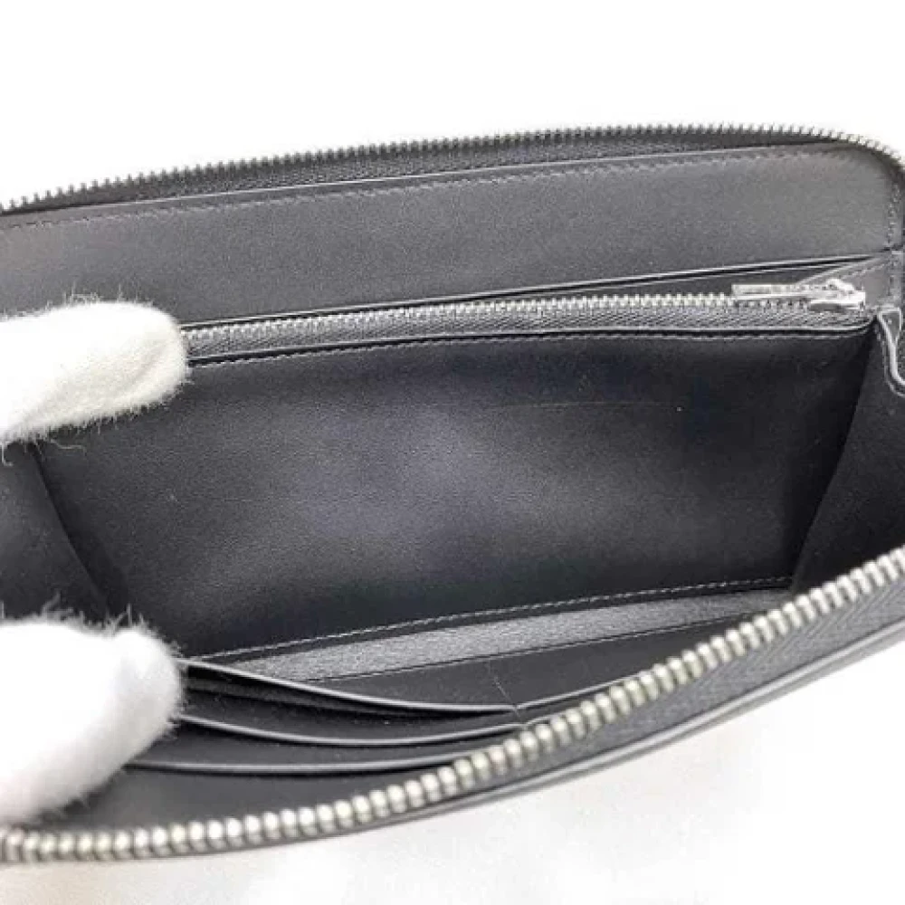 Loewe Pre-owned Leather wallets Black Heren