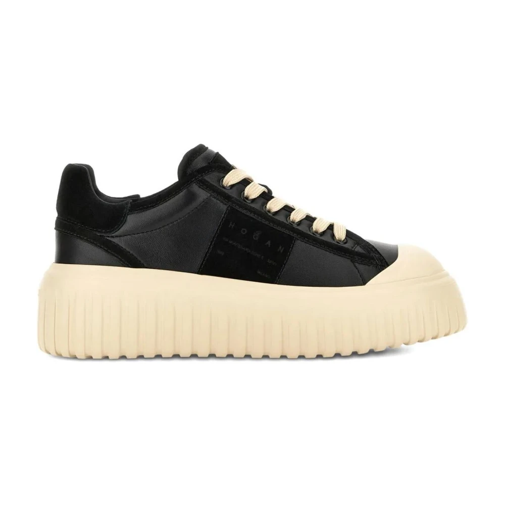Hogan Low-Top Sneakers Dames Schoenen Zwart