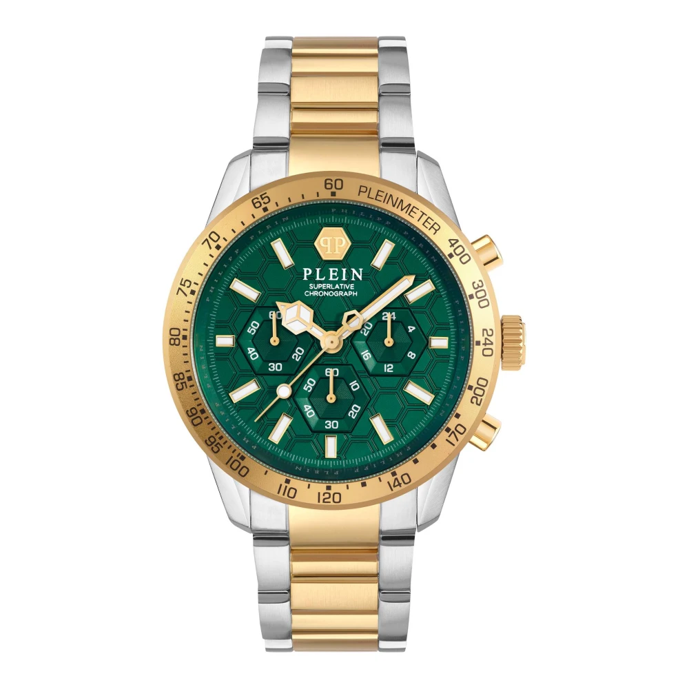 Philipp Plein Men's Green Pleinmeter Chrono Watch