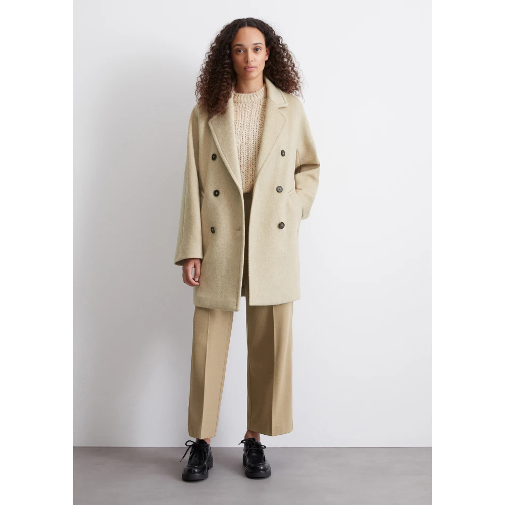 Marc O'Polo Caban jas relaxed Beige Dames