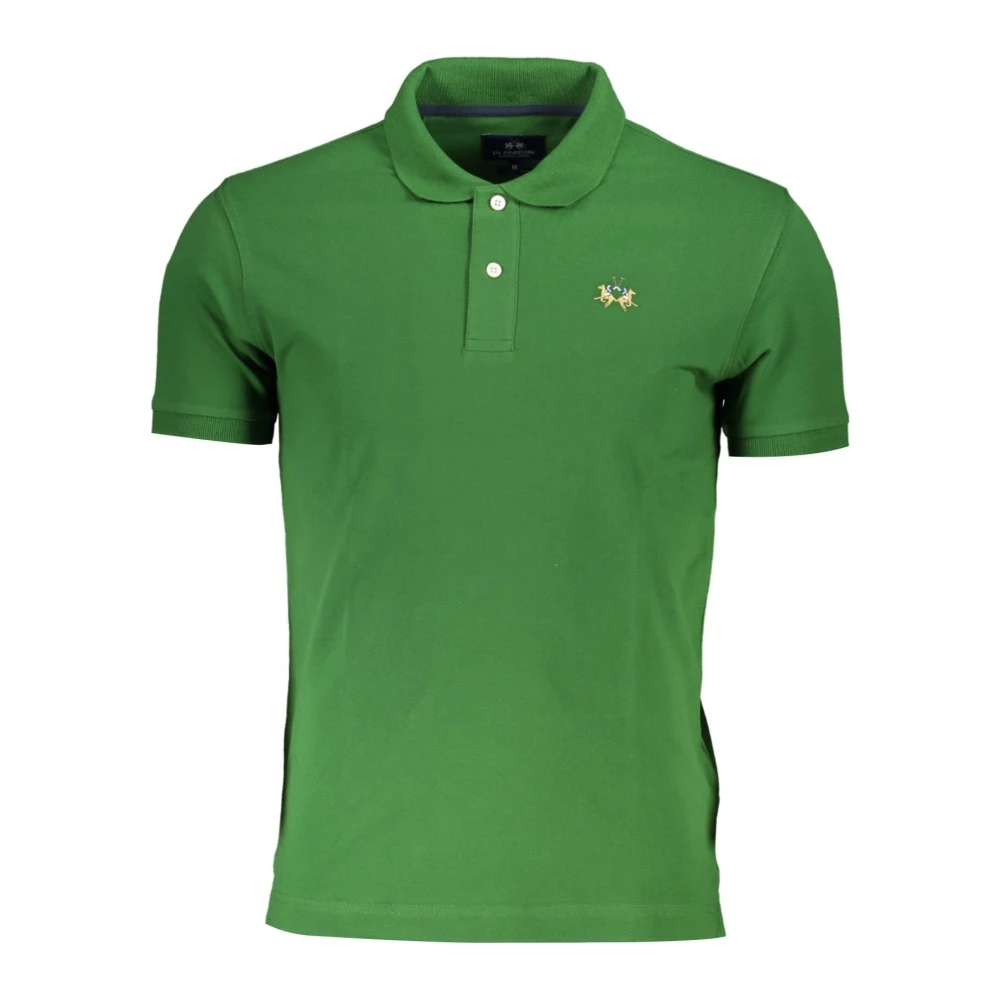 La Martina Men's Green Polo Shirts,, Short Sleeve Polo Shirt Extra Large
