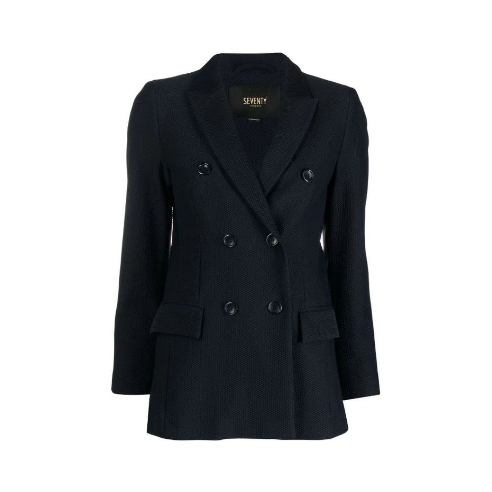 Seventy Blauwe Jassen voor Stijlvolle Outfits Blue Dames