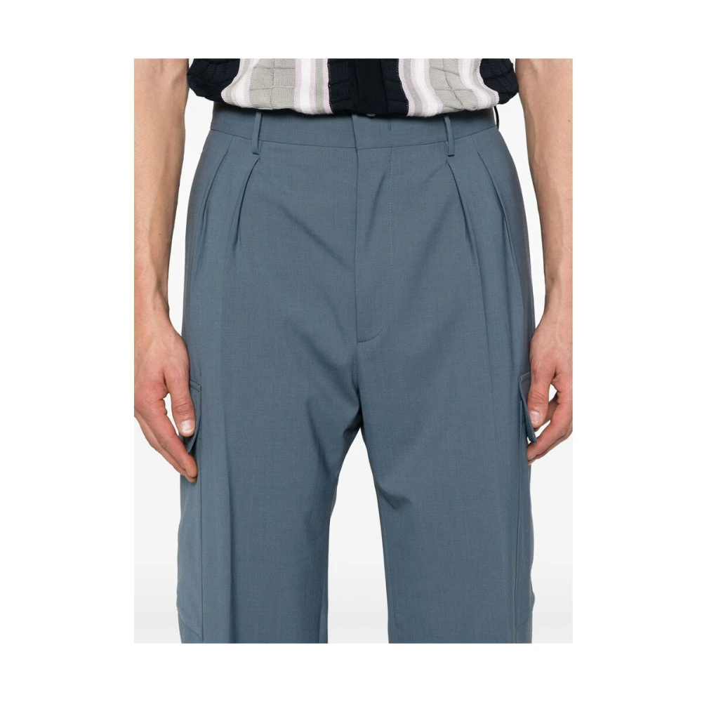 Tagliatore Broek Blue Heren