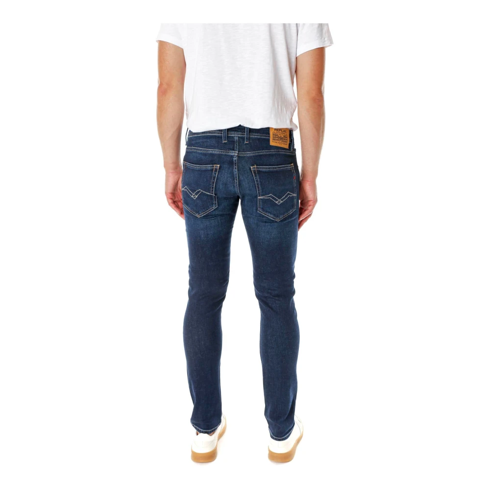 Replay Grover Straight Fit Jeans Blue Heren