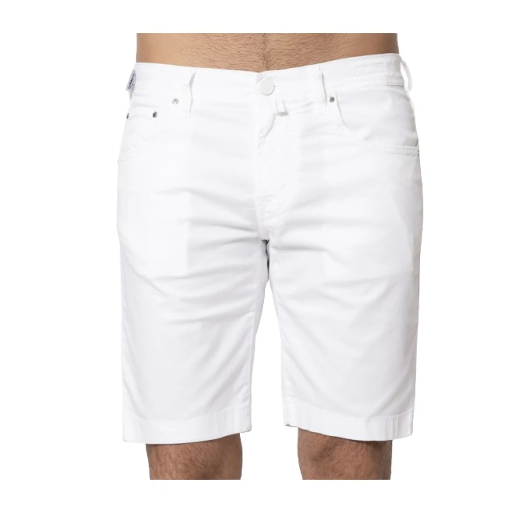 Jacob Cohën Witte Bermuda Shorts White Heren