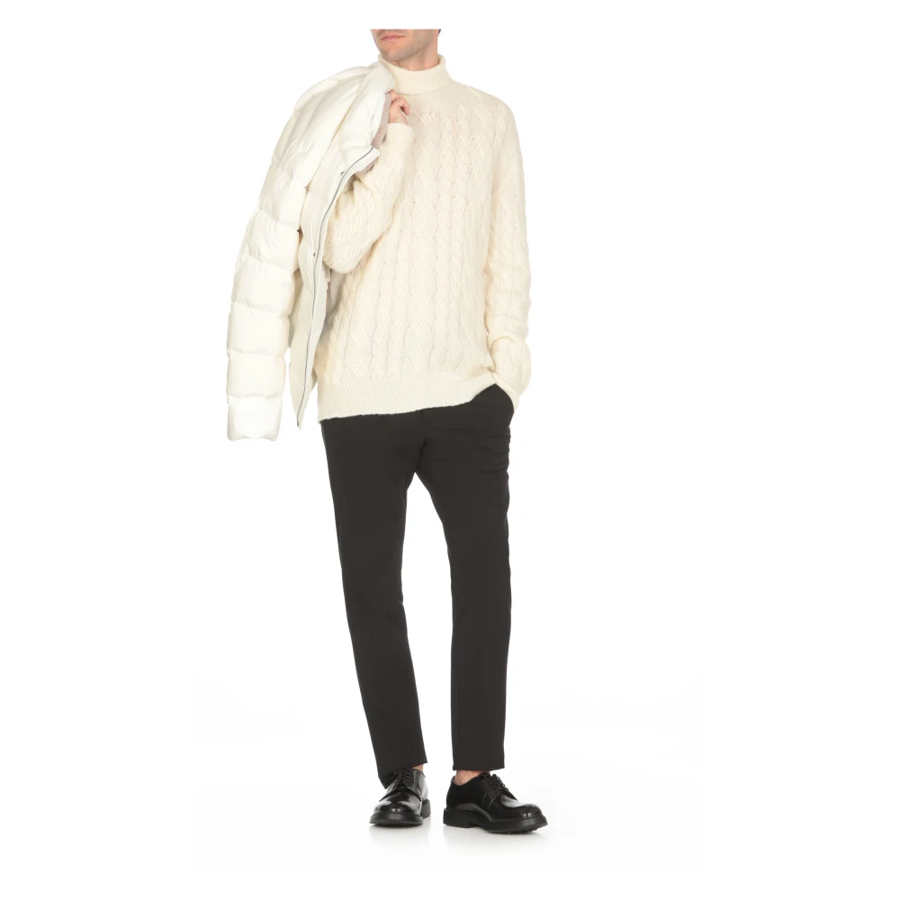 Tagliatore Sweaters Ivory Beige Heren