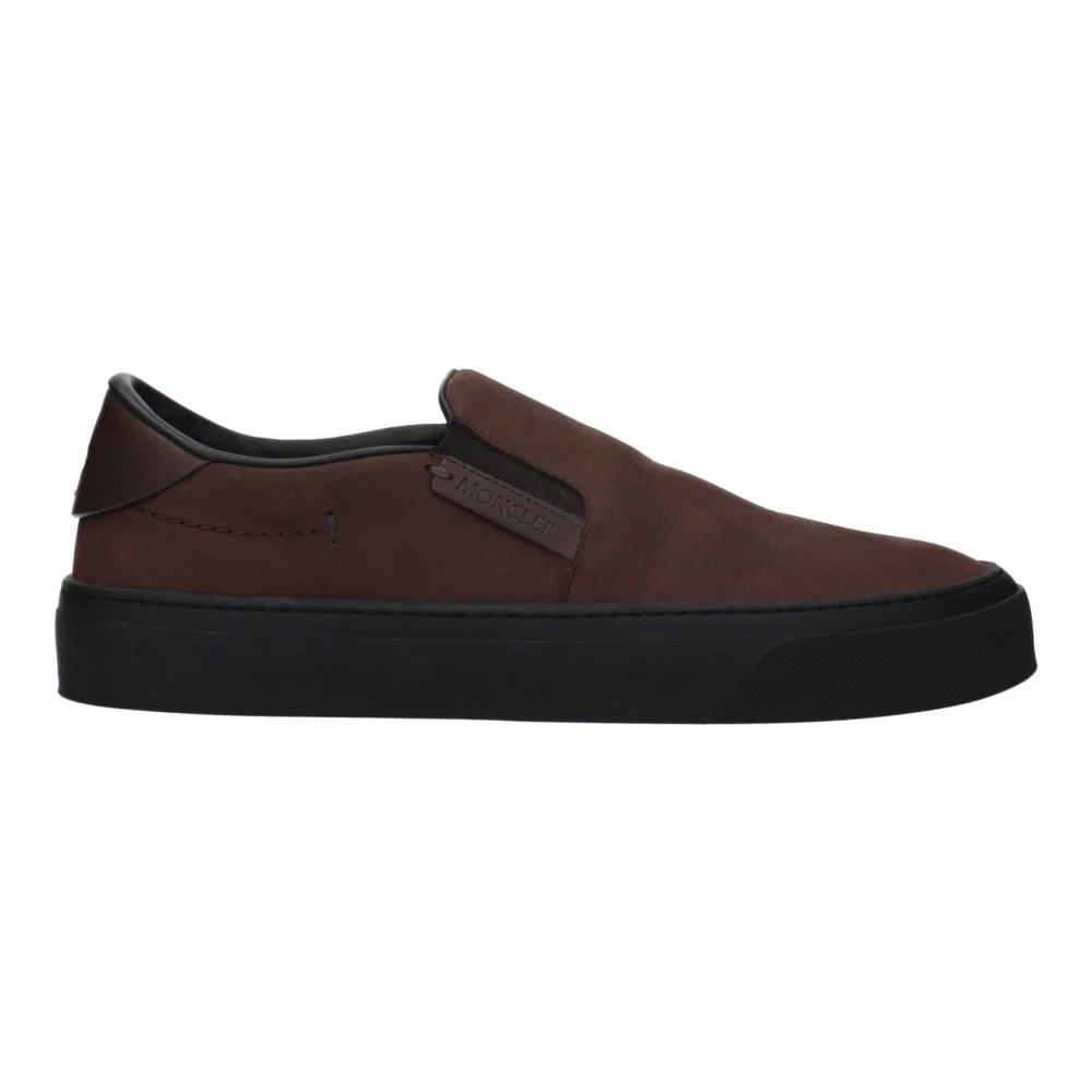 Moncler Men's Brown Loafers, 10 Uk, F85393 Slip-On Loafers