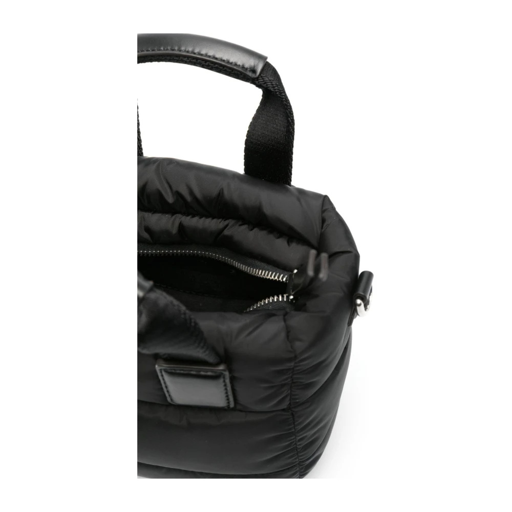 Moncler Zwarte Schoudertas met Ritssluiting Black Dames