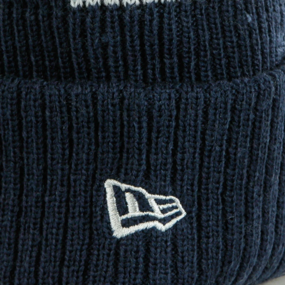 new era NFL Pom Hat Field Sport Knit Black Heren