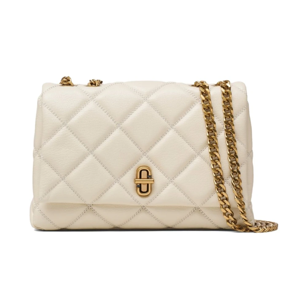 Marc Jacobs Women's White Quilted Slim Dual Convertible Shoulder Bag - Shoulder Bags - One Size - Bags