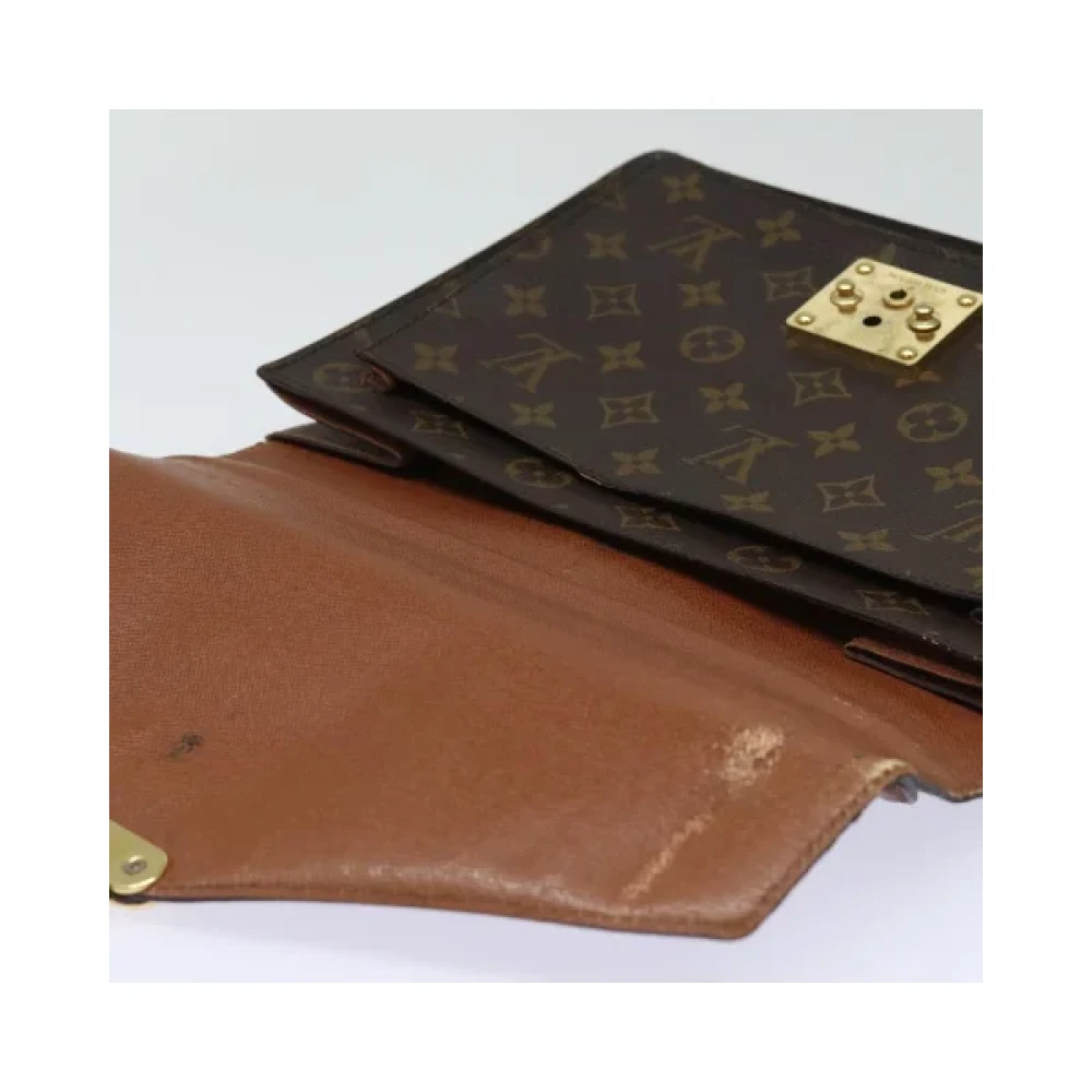 Louis Vuitton Vintage Pre-owned Canvas handbags Brown Dames