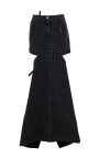 jupe-midi-taille-haute-en-denim-noir