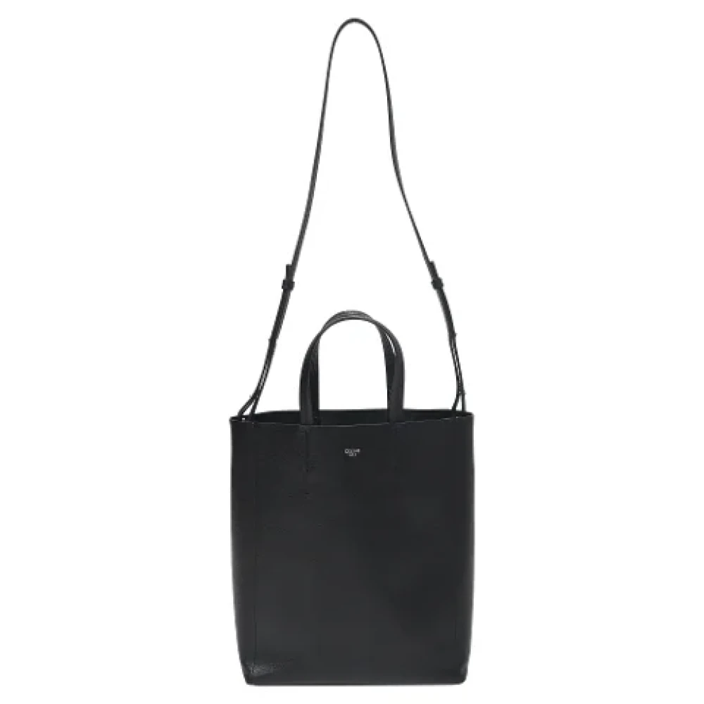 Celine Vintage Pre-owned Leather totes Black Dames