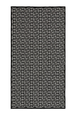 serviette-de-plage-a-monogramme-pb-labyrinthe