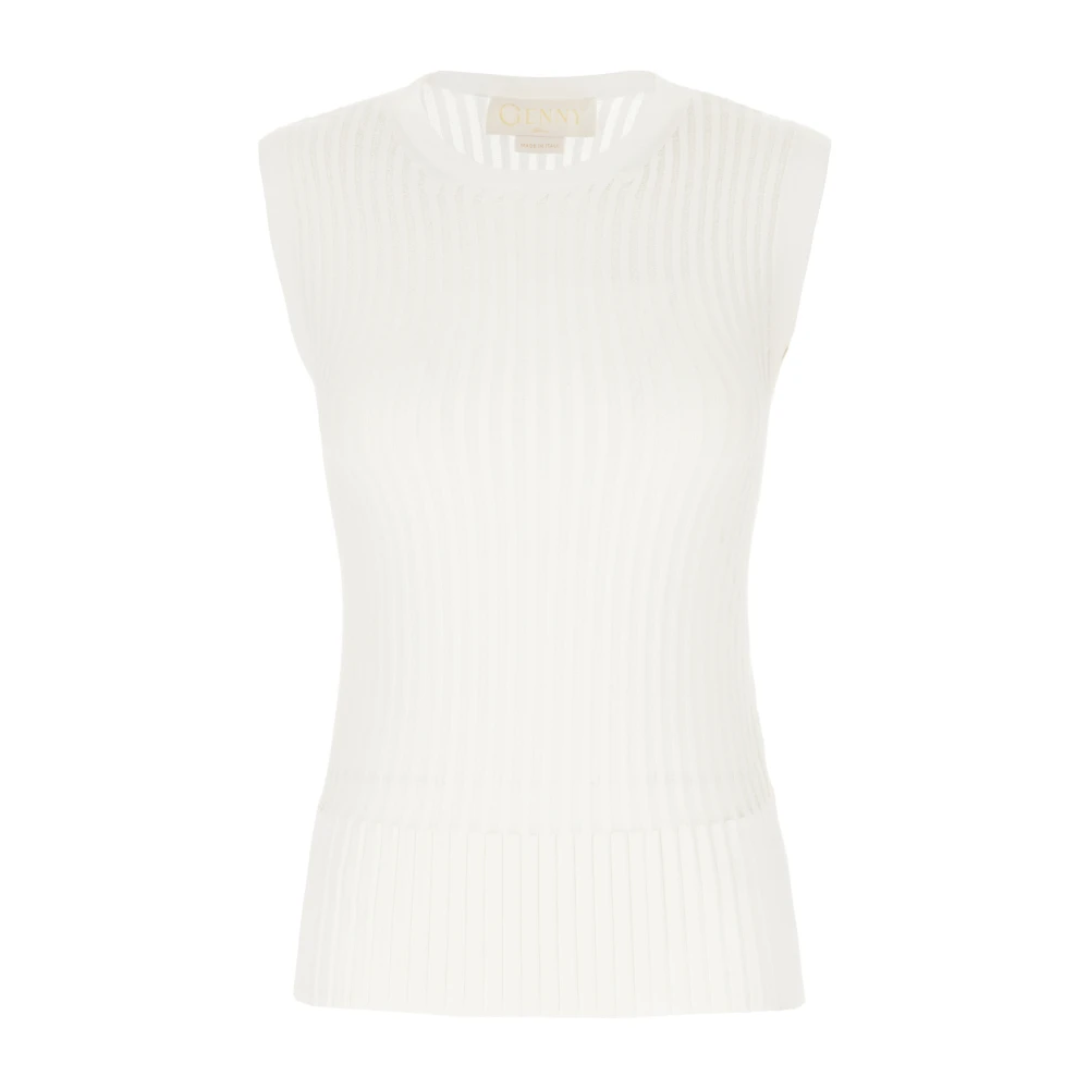 Genny Stijlvolle TOP voor modeliefhebbers White Dames