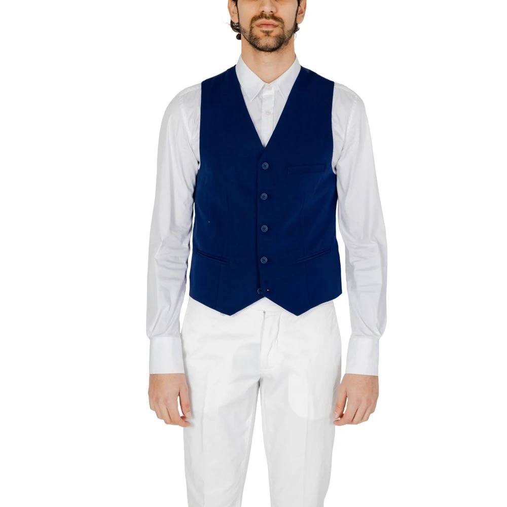 Only & Sons Onseve 0071 22027383 Vest - Male - Waistcoats - Blue - Xl - Suits