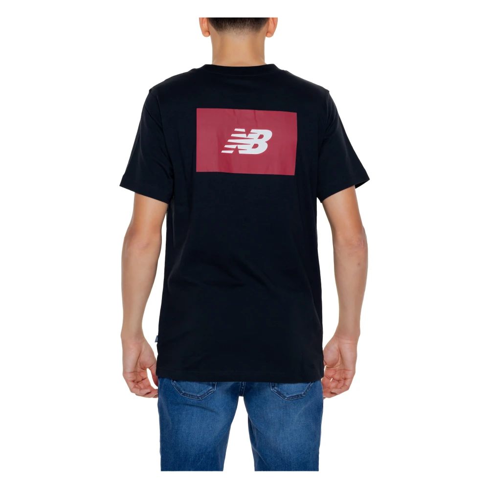 New Balance Heren T-shirt Lente Zomer Collectie Black Heren