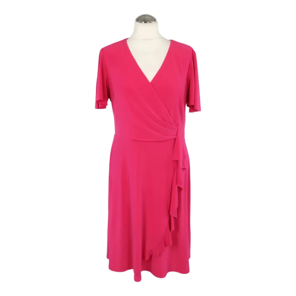 Ralph Lauren Pre-owned Polyester dresses Pink Dames