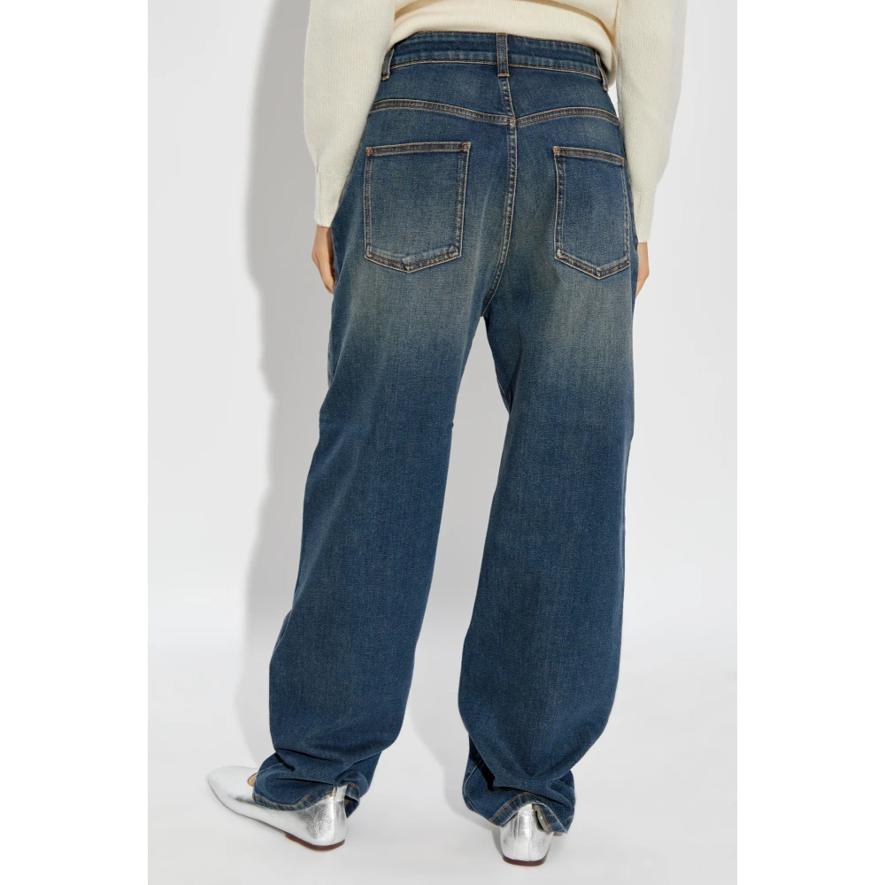 Fabiana Filippi Straight leg jeans Blue Dames