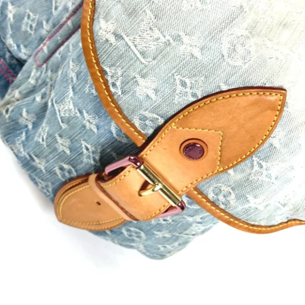 Louis Vuitton Vintage Pre-owned Denim louis-vuitton-bags Blue Dames
