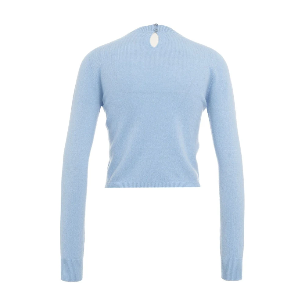 MVM Blauwe Cashmere Trui Gebreide Kleding Aw24 Blue Dames