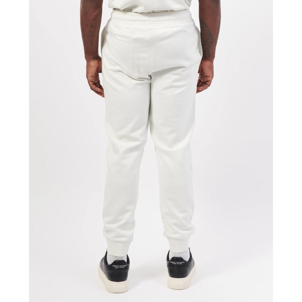 Hugo Boss Witte elastische bodemsweatpants White Heren
