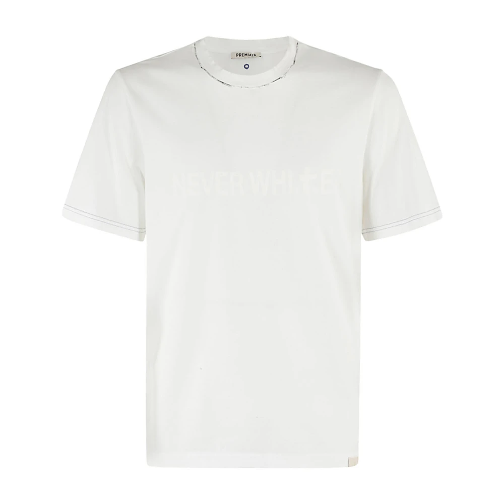 Premiata Casual Bomull T-shirt White, Herr