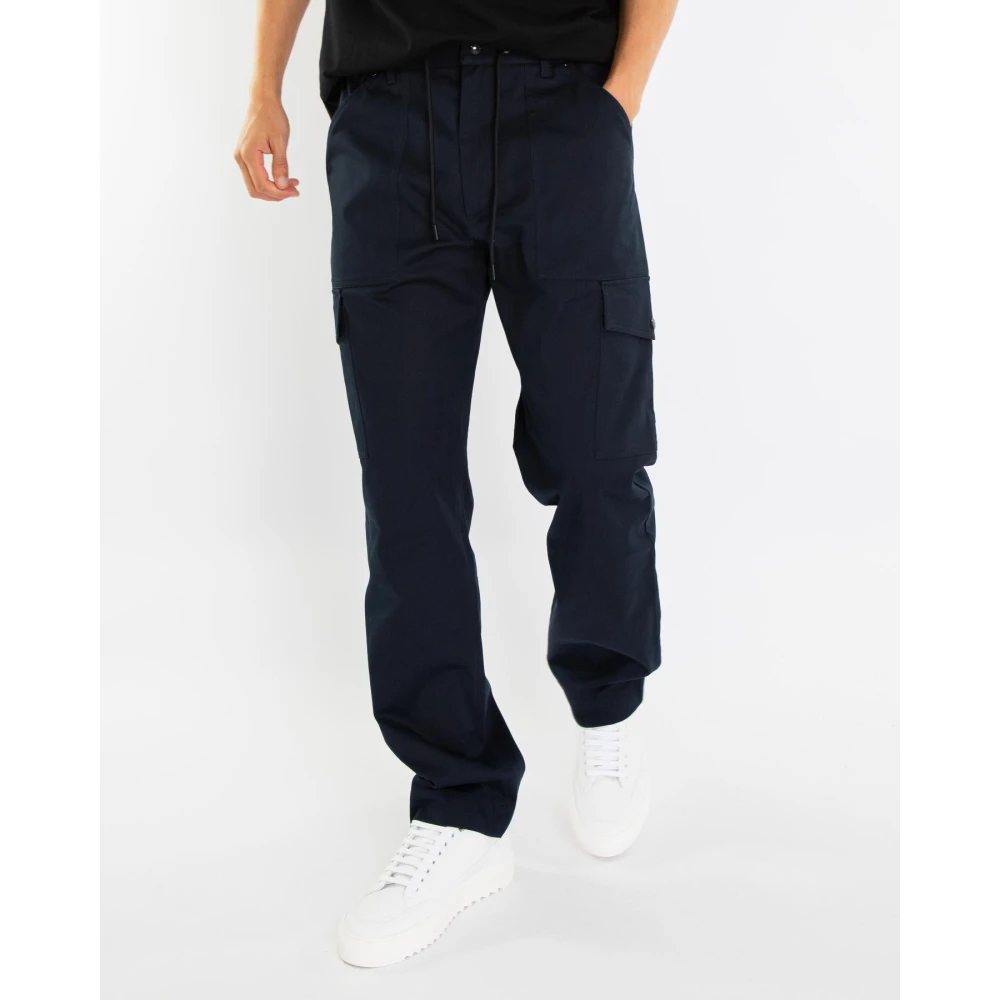 Moncler Heren Stijlvolle Broek Blue Heren