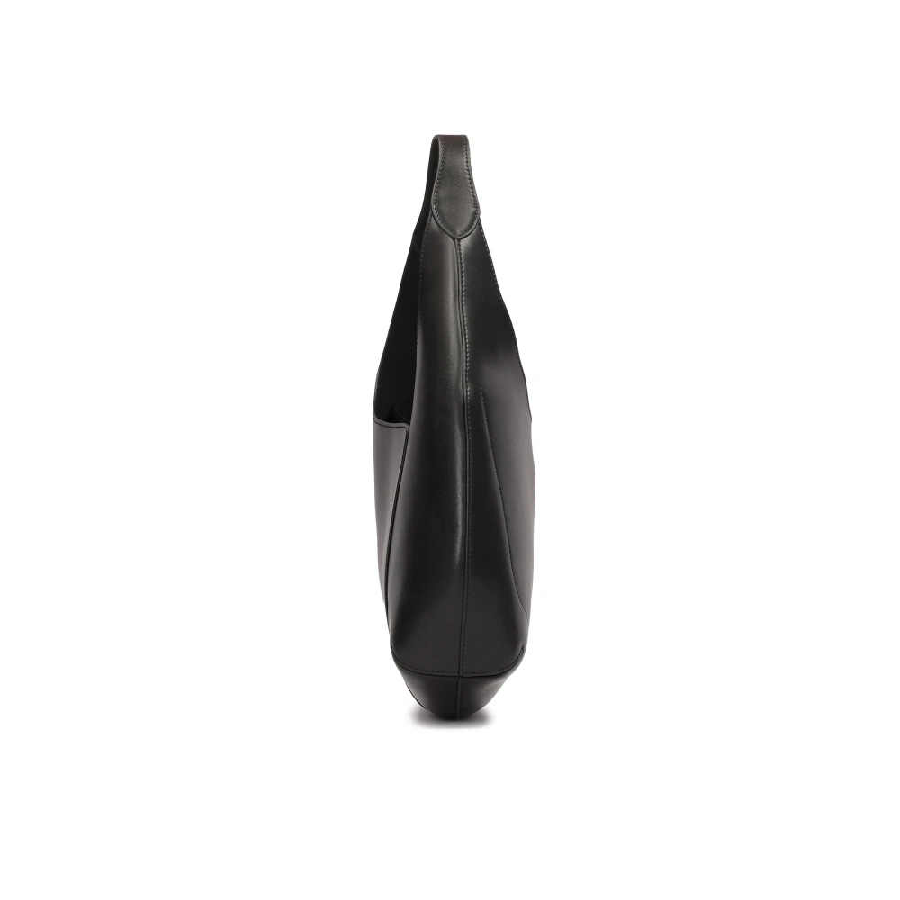 Kazar Studio Grote leren schoudertas Black Dames
