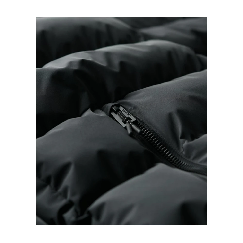 Superdry Gerecycled Polyester Puffer Parka Black Heren