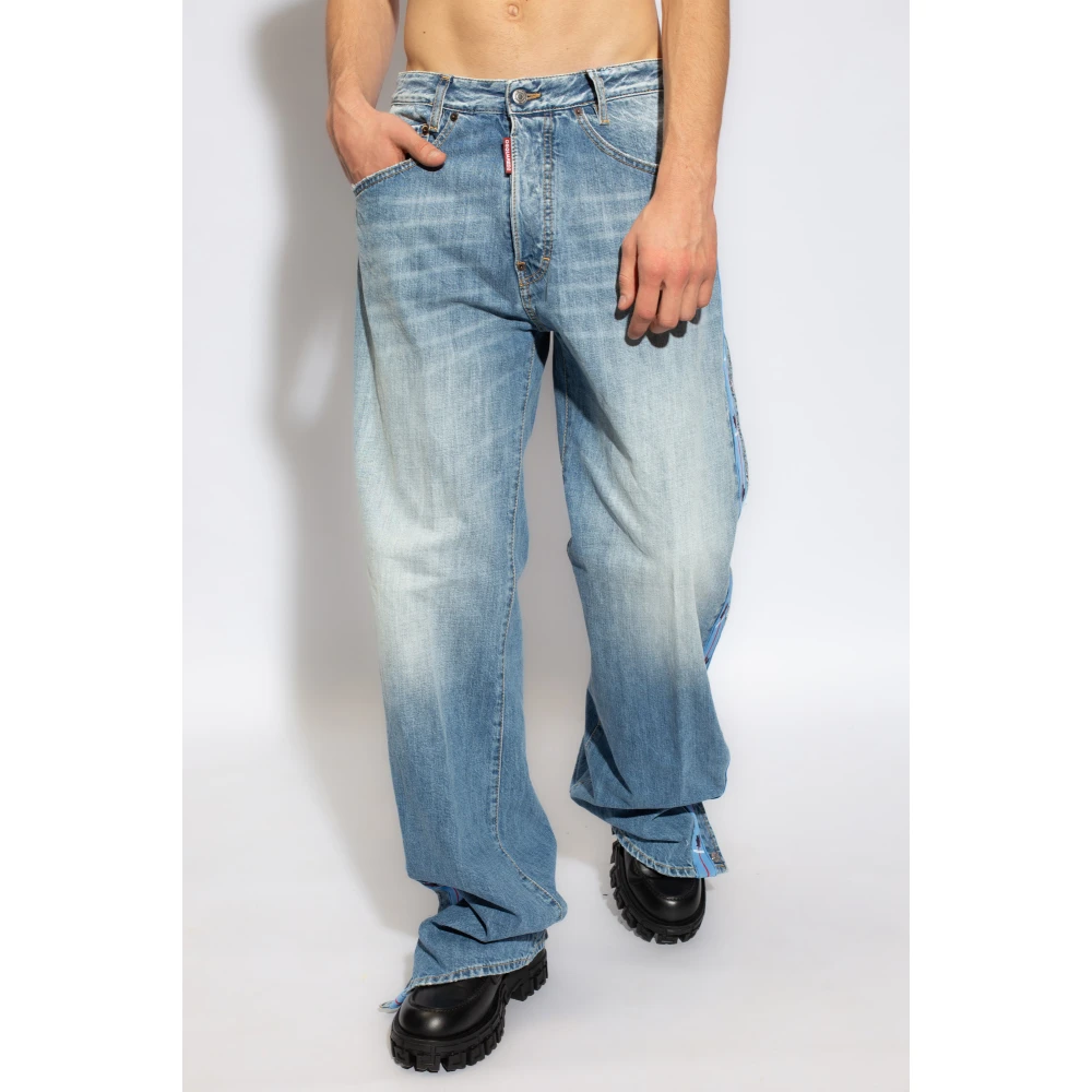 Dsquared2 Grote jeans Blue Heren