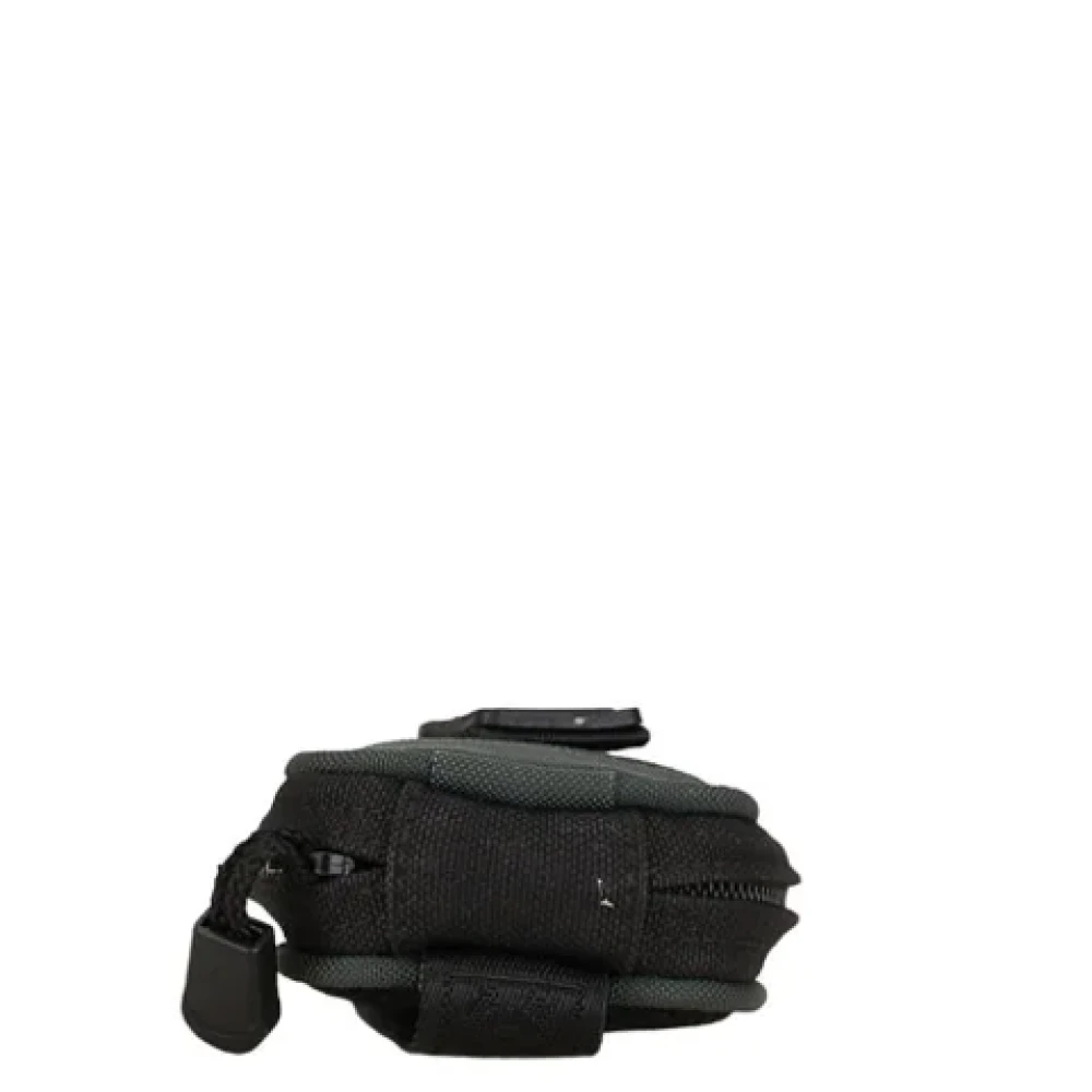 Chanel Vintage Pre-owned Canvas pouches Black Dames