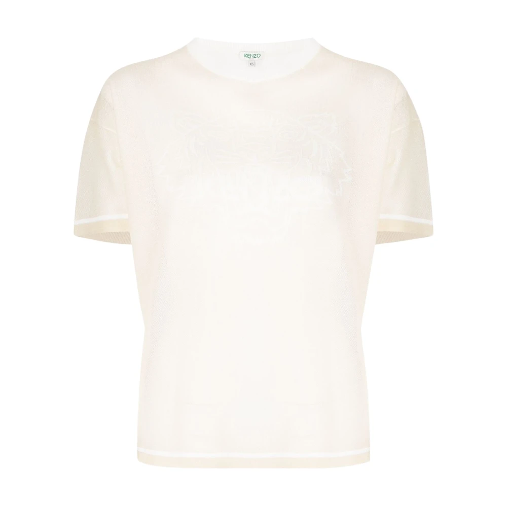 Kenzo Donna Bianco Maglie, S, New,