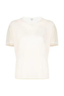 Tiger Logo Mesh Stickad T-shirt