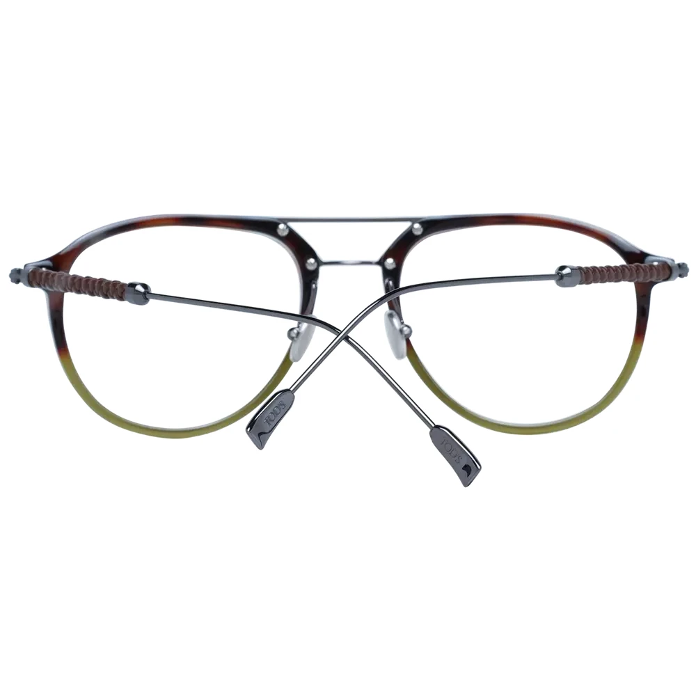 TOD'S Stijlvolle bruine Aviator bril voor heren Brown Unisex