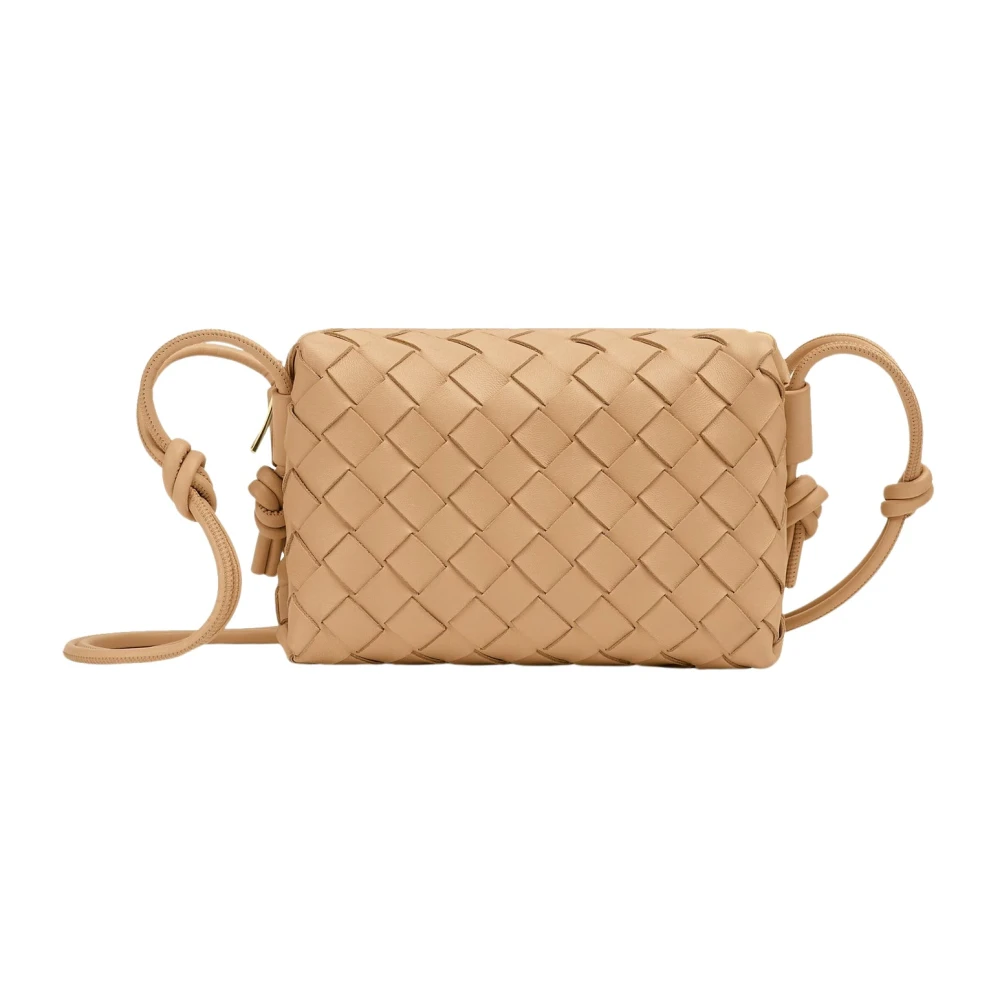 Bottega Veneta Mini Loop Kameraväska Beige, Dam