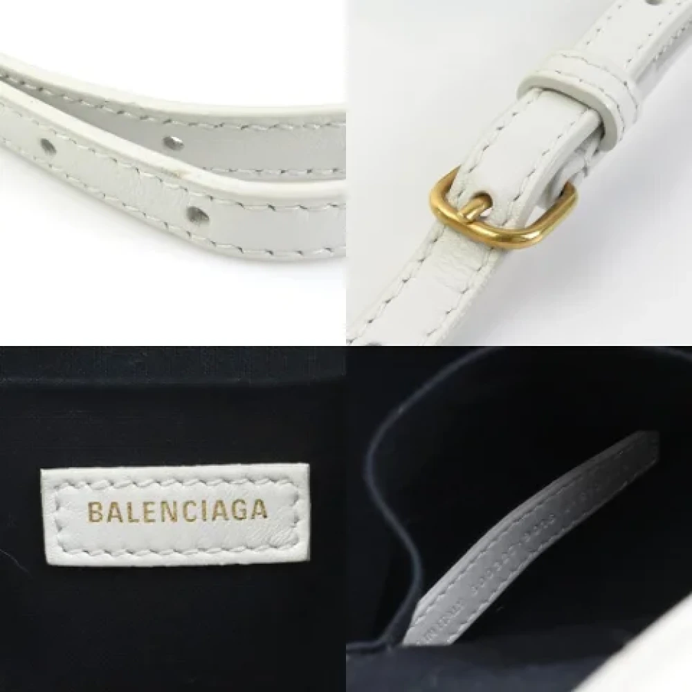 Balenciaga Vintage Pre-owned Leather balenciaga-bags White Dames