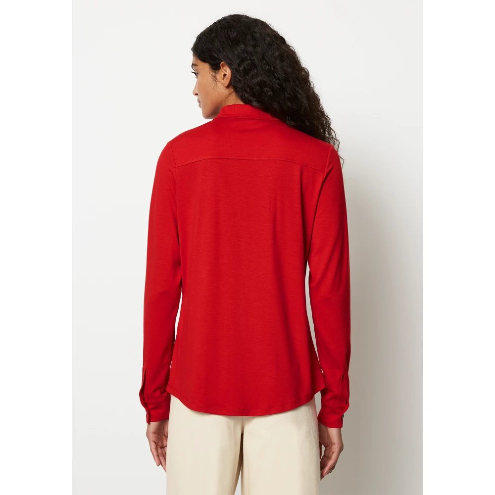 Marc O'Polo Jersey blouse normaal Red Dames