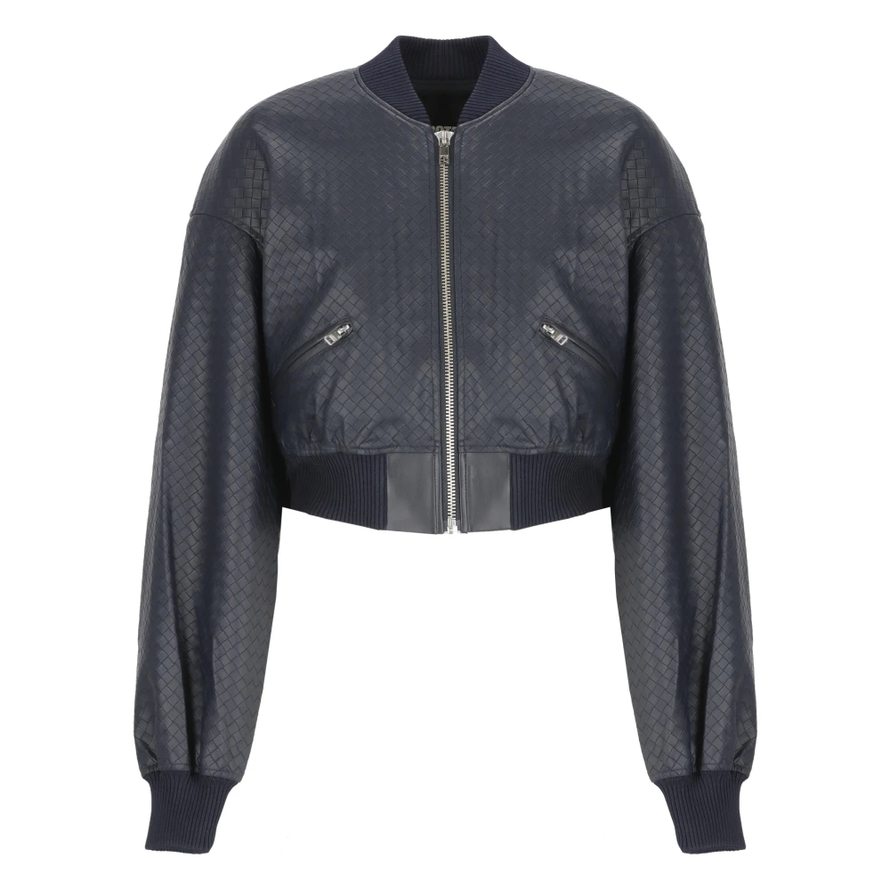 Rotate Birger Christensen Blauwe Jas met Ritszakken Blue Dames