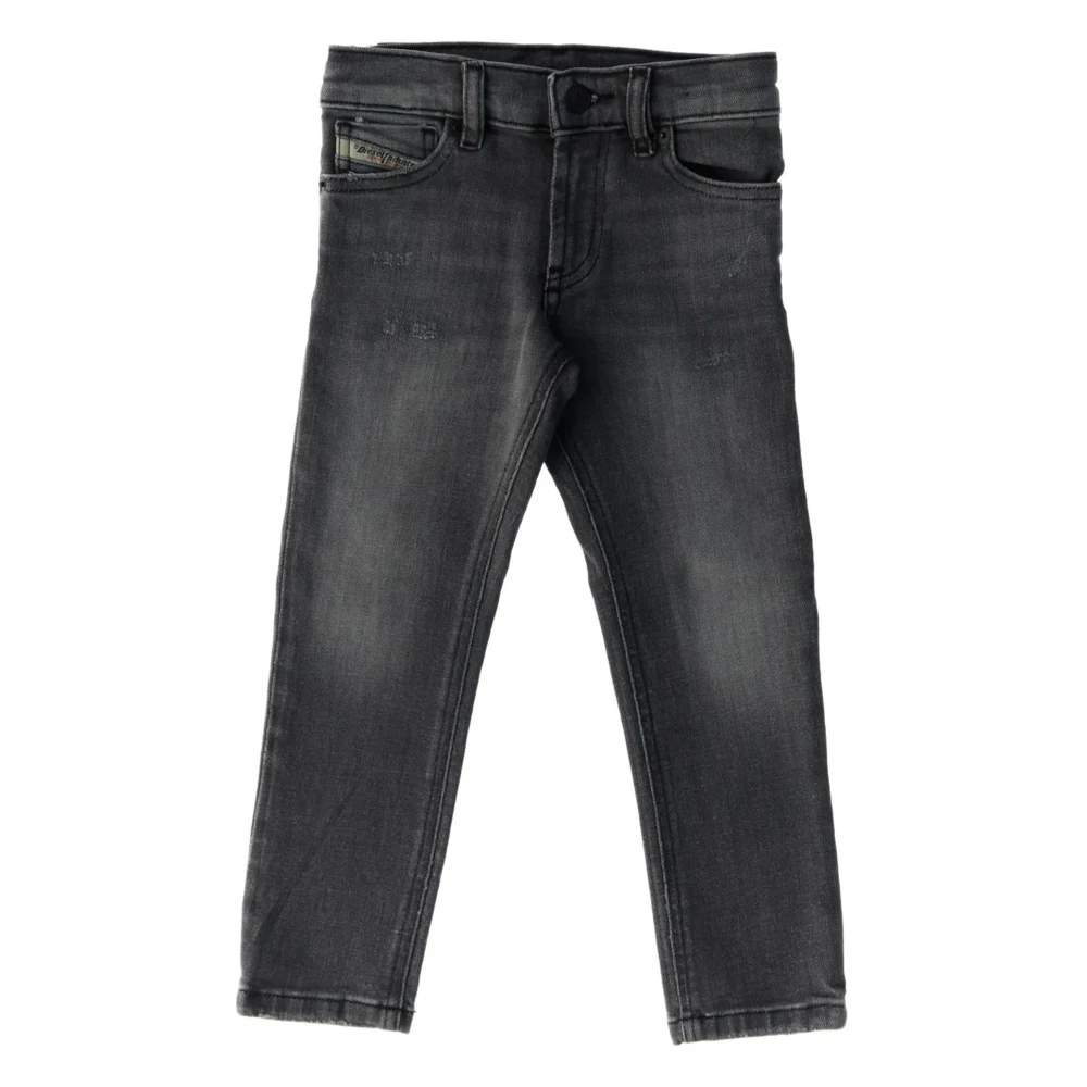 Diesel Unisex Kids Black Jeans, 12 Y, 1995-J