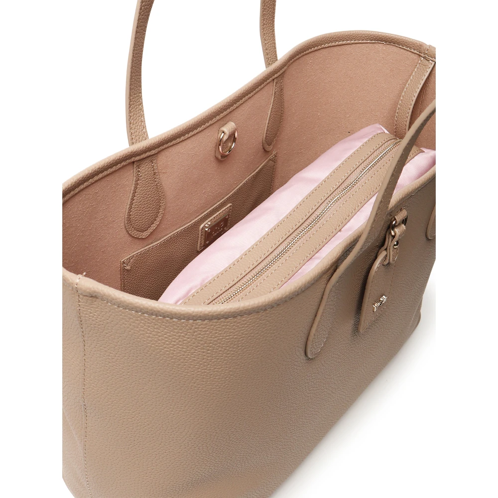 V73 Beige Schoudertas met Bovenhandvatten Beige Dames