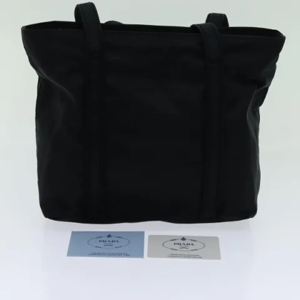 Prada Vintage Pre-owned Fabric prada-bags Black Dames
