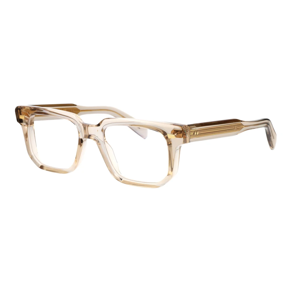 Cutler And Gross Stijlvolle Optische Bril Model 1410 Beige Unisex