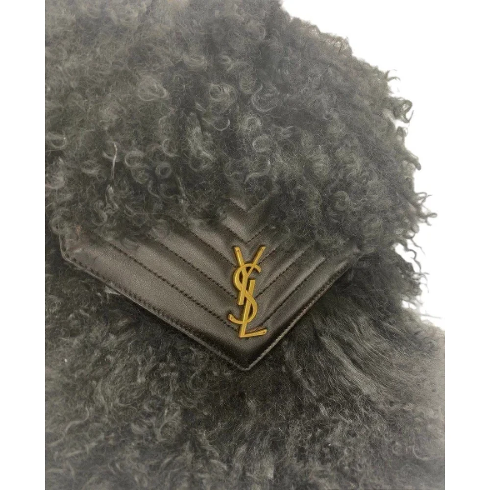 Yves Saint Laurent Vintage Pre-owned Leather backpacks Black Dames